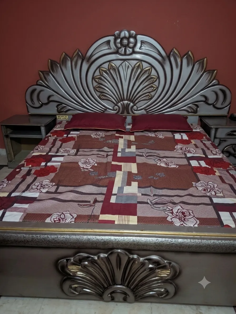 Bedset without mattress / with 2 tables / Dressing table