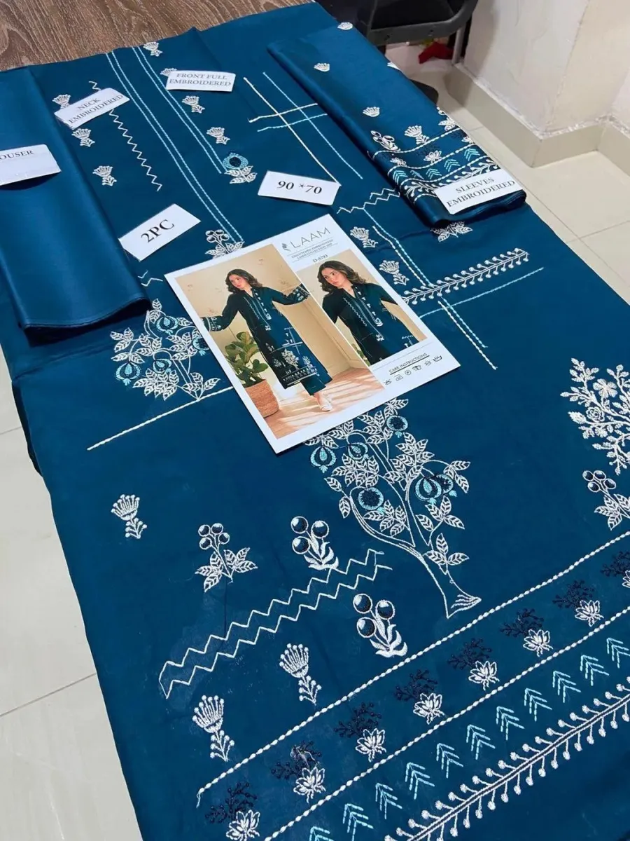 •  Shirt Fabric: Lawn
•  Pattern: Embroidered
•  Shirt Front Pattern: Embroidere