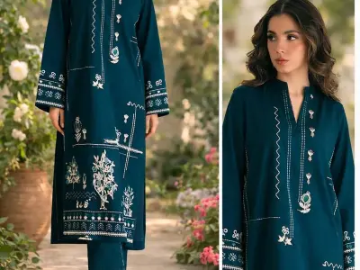 •  Shirt Fabric: Lawn
•  Pattern: Embroidered
•  Shirt Front Pattern: Embroidere - photo 2