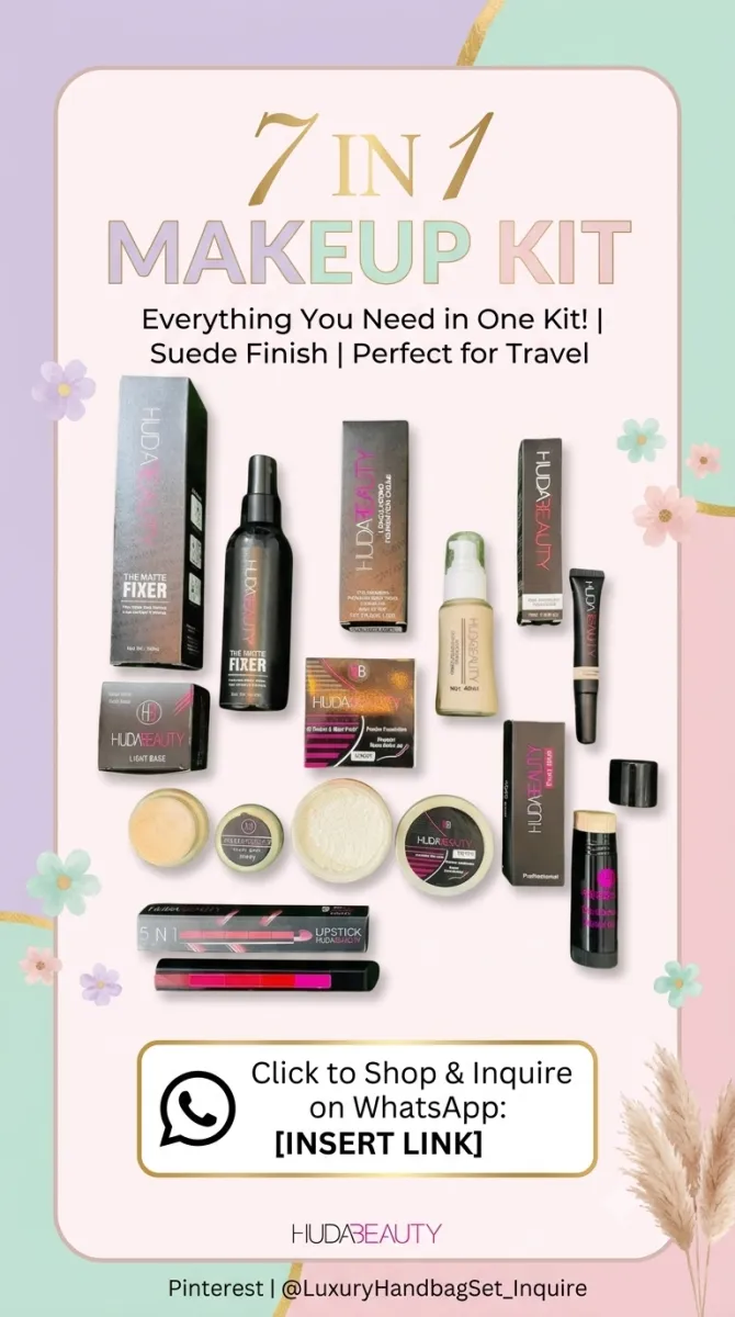 Perfect Travel Makeup Set: 7-in-1 Beauty Essentials ✈️