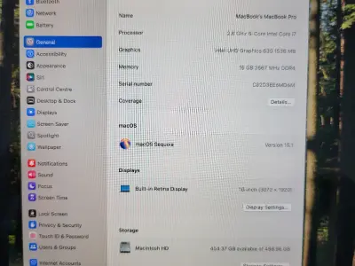 MacBook Pro 16inch 2019 Core i7 16GB RAM / 512GB SSD | Condition 10/10 - photo 7