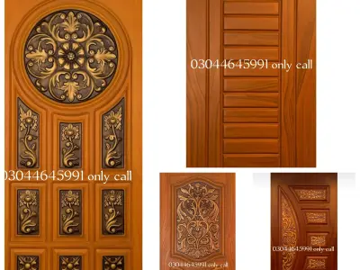 Fiber doors Wood doors PVc Doors Panal Doors malasian Ash white doors - photo 1
