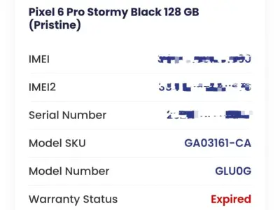 Google Pixel 6 Pro for sale - photo 2