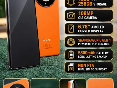 Honor X9b 5G 12GB/256GB – Excellent Condition – Powerful Battery