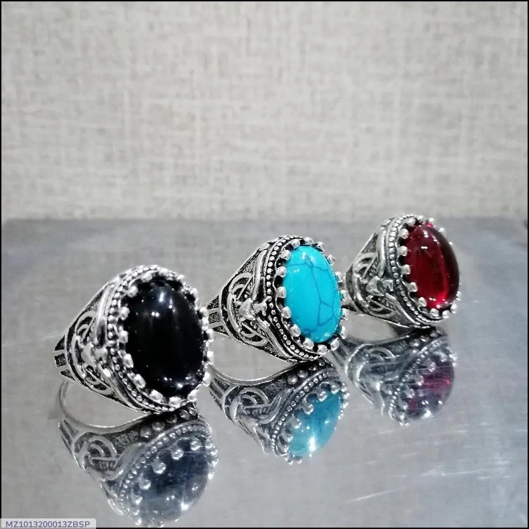 Turkish - inspired Men,s ring Set of three