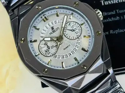 Premium Black Chain Strap Watch - photo 4