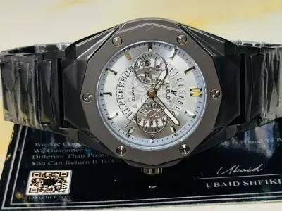 Premium Black Chain Strap Watch - photo 5