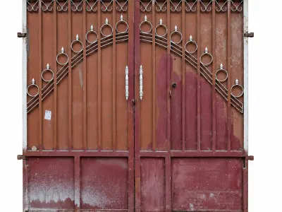 7x7 Feet Iron Main Gate – Used – For Sale - photo 1