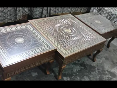 Slightly use sofa and table set - photo 4