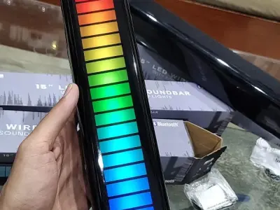 15” Wireless Bluetooth Speaker With Sound Reactive LED Lights - photo 1