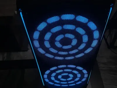KBroad KYS-1912 professional karaoke speaker |Dual 8 inch | RGB lights - photo 2