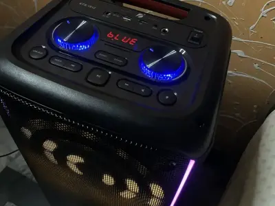 KBroad KYS-1912 professional karaoke speaker |Dual 8 inch | RGB lights - photo 7