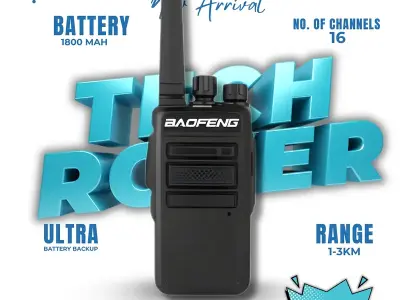 Walkie Talkie | baofeng v12D | Wireless |Two Way Radio Type-C Charging