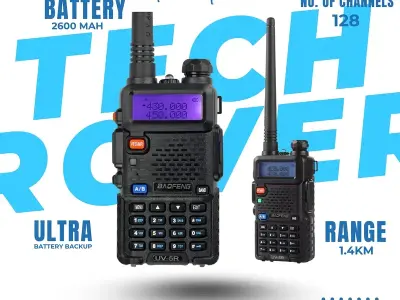 Walkie Talkie | Wireless Set  TYT UV88|  Two Way Radio 200 Channels - photo 2