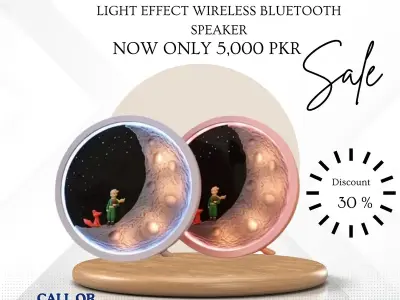 SUNSKY Moon Shape Y-567 TWS RGB Light Effect Wireless Bluetooth Speak