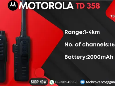 Walkie Talkie | Motorola TD 358 | Wireless | Two Way Radio | wireless - photo 2