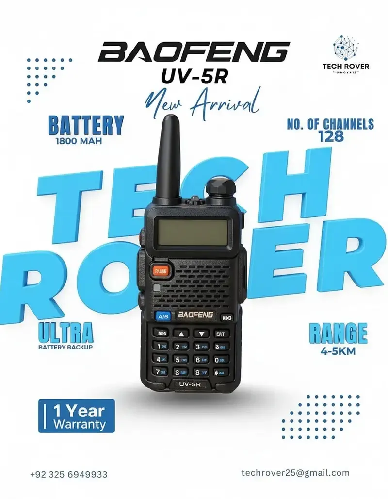 Walkie Talkie | Wireless Set Baofeng Uv-5rA Two Way Radio |