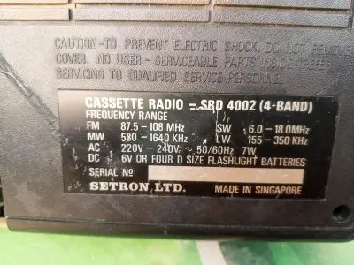 Radio taperecorder setron 4 bands - photo 10