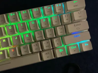 Motospeed SK62 Wireless Mechanical Keyboard | RGB | Triple Mode | - photo 1
