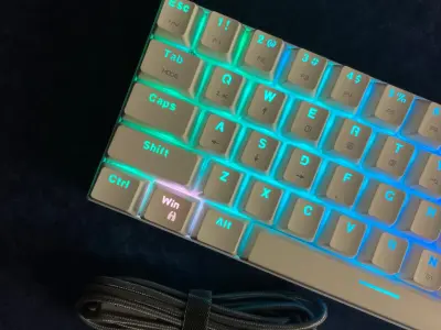 Motospeed SK62 Wireless Mechanical Keyboard | RGB | Triple Mode | - photo 3