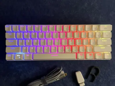 Motospeed SK62 Wireless Mechanical Keyboard | RGB | Triple Mode | - photo 5
