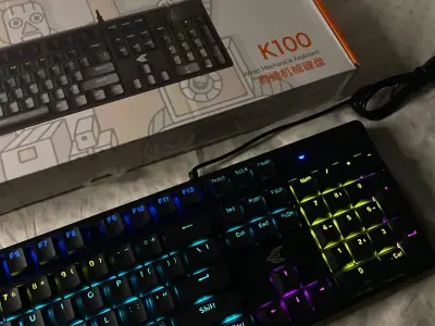 Powe E Family K100 Wired Mechanical Rgb Gaming Keyboard - photo 3