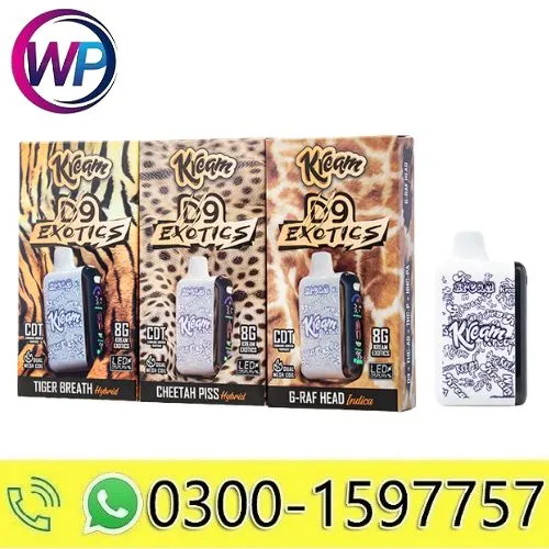 Kream D9 Exotics Disposable 8G In Hyderabad - 03001597757