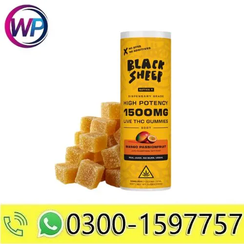 Live THC Gummy: Mango Passionfruit (Sativa), 30ct In Islamabad - 03001597757