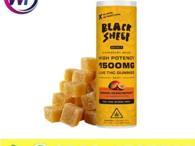 Live THC Gummy: Mango Passionfruit (Sativa), 30ct In Gujrat - 03001597757