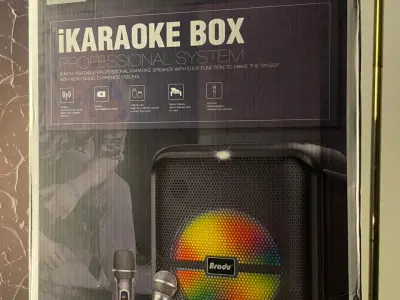 Brodu BTS-1740 Professional Karaoke Box - 8 Inch Speaker (2 Mics - photo 1
