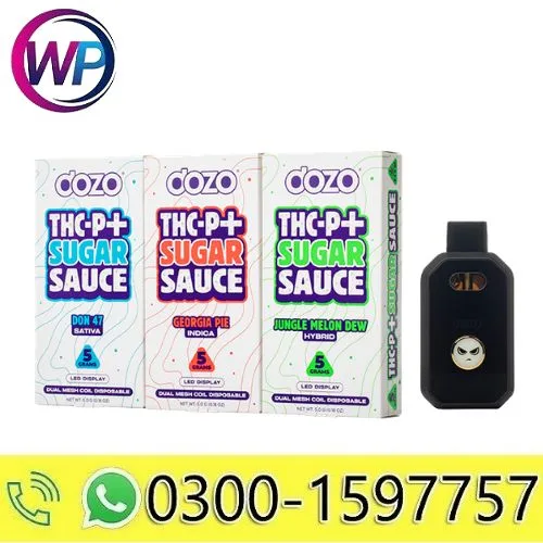 DOZO THC-P Sugar Sauce Disposable 5G In Karachi - 03001597757