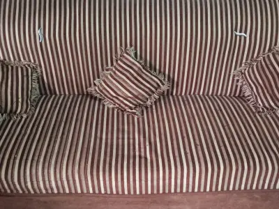 1+1+3 velvet sofa neat clean - photo 1