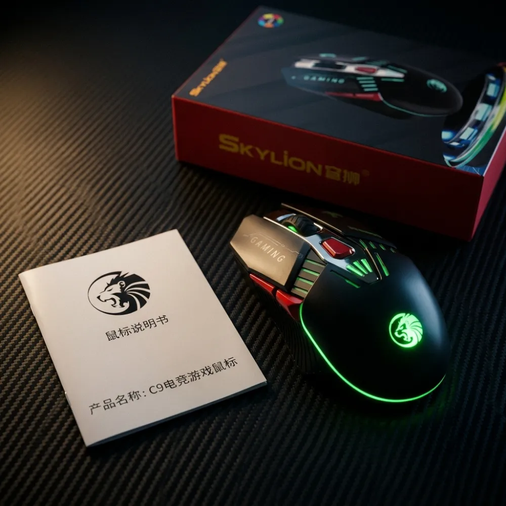 Skylion C9 Wireless Mouse |  Adjustable Dpi | 7 buttons