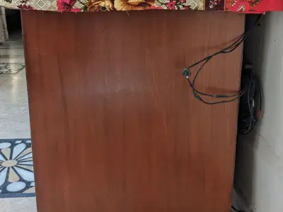 Wooden Iron Stand with Storage Cabinet for Sale in Lahore - photo 3