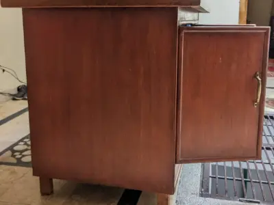 Wooden Iron Stand with Storage Cabinet for Sale in Lahore - photo 5