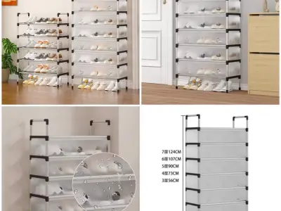 👟 Dustproof Shoes Rack