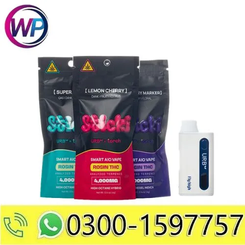 New Torch x URB Sticki THCA Rosin Disposable 4G in Karachi - 03001597757