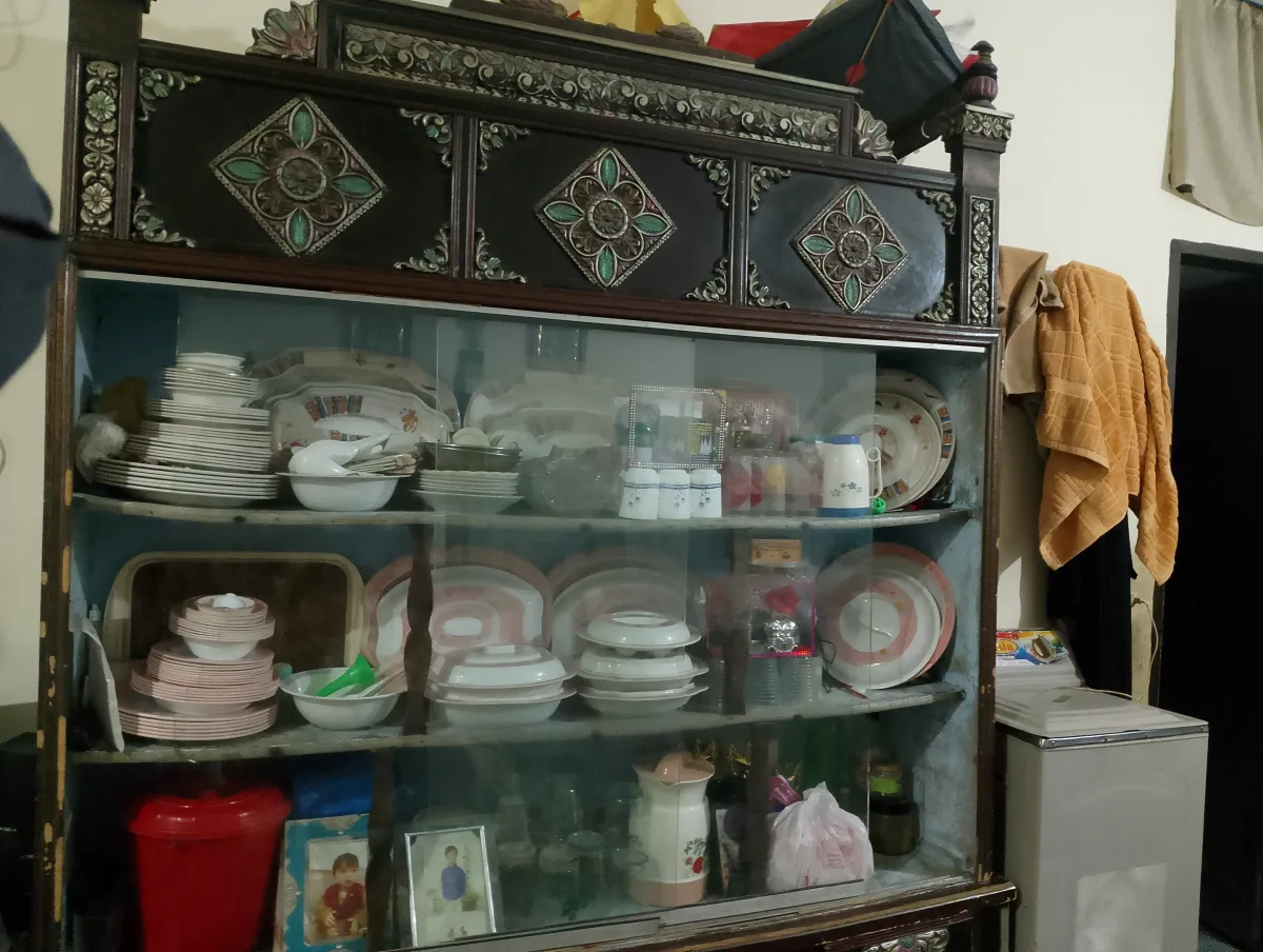 Urgent Sale! Large Wooden Crockery Showcase