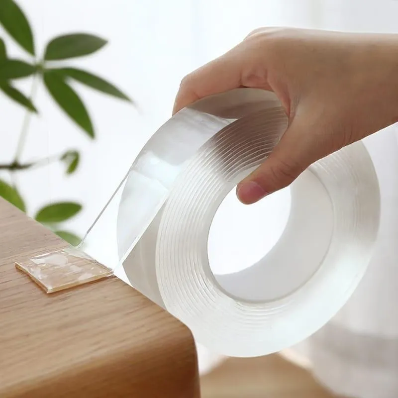 Double side nano tape strong adhesive transparent