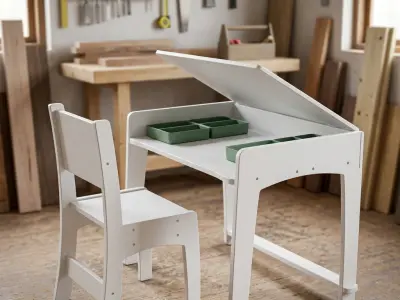 Kids Wooden Study Table | Multipurpose Table for Study & Laptop - photo 6