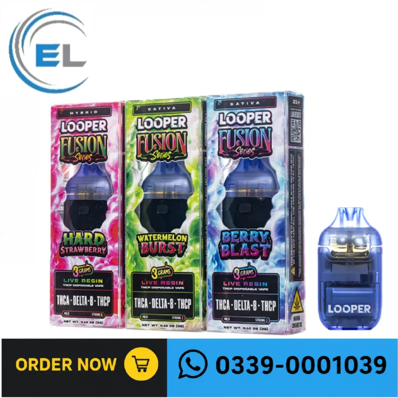 Looper Fusion Live Resin Disposable 3G In Pakistan 03390001039
