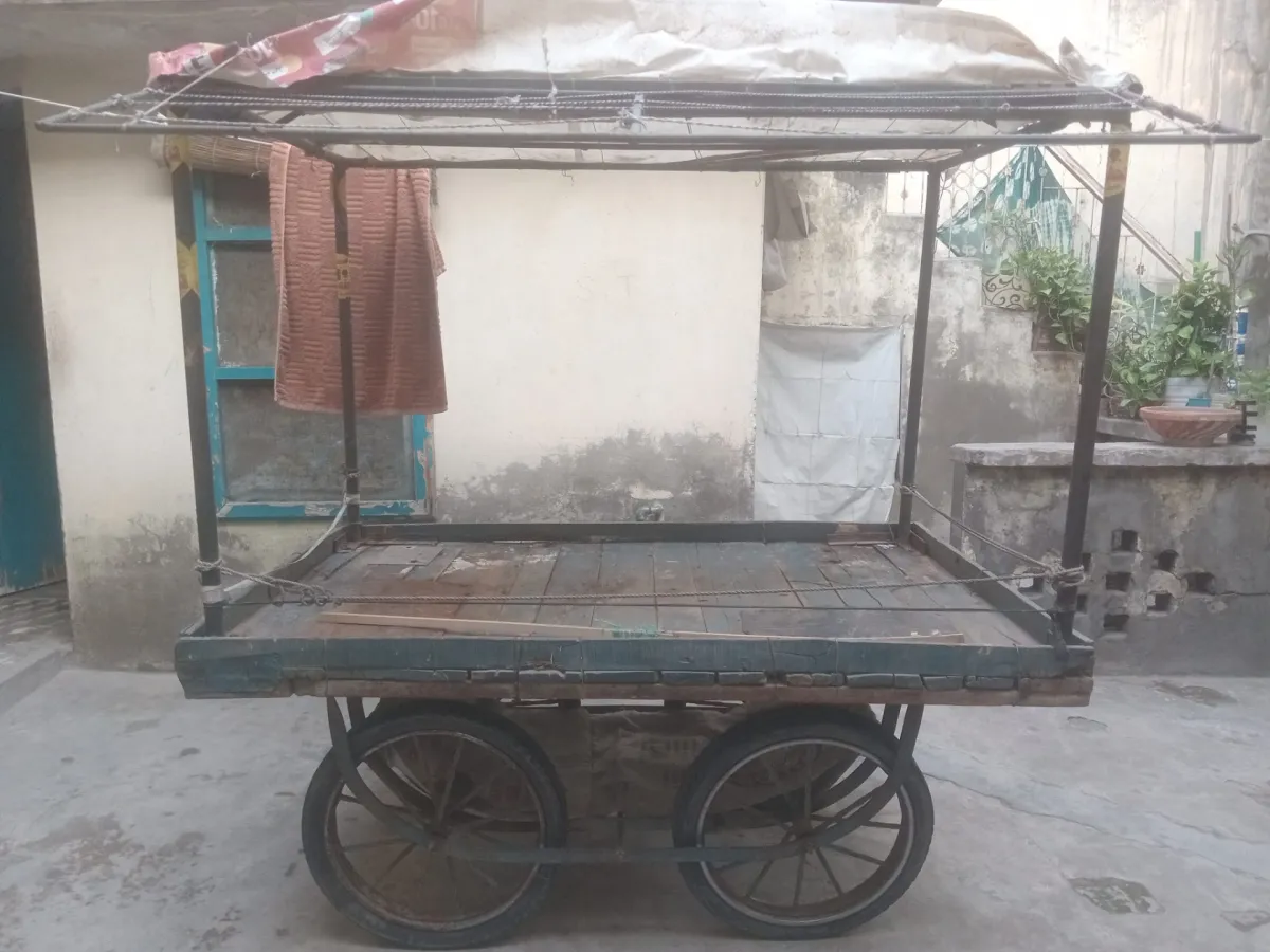 Wooden Handcart لکڑی کی ریڑھی with Roof 03456781906 , 03263853060