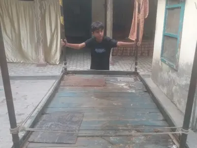 Wooden Handcart لکڑی کی ریڑھی with Roof 03456781906 , 03263853060 - photo 2