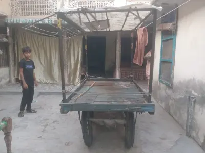 Wooden Handcart لکڑی کی ریڑھی with Roof 03456781906 , 03263853060 - photo 4