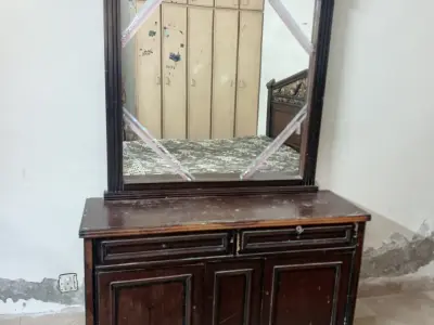 Bed, mattress with Dressing table - photo 2