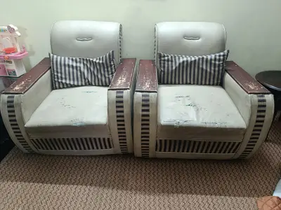 5 Seater sofa set, with covers - photo 2