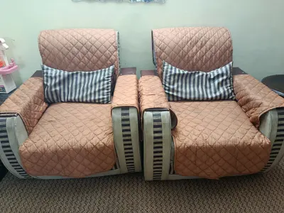 5 Seater sofa set, with covers - photo 3