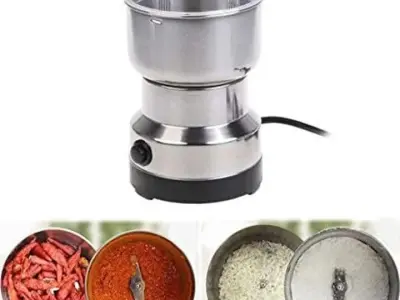 Electric Spice Grinder Stainless Steel | 10 Second Powerful Spice Grinder | Dry - photo 2
