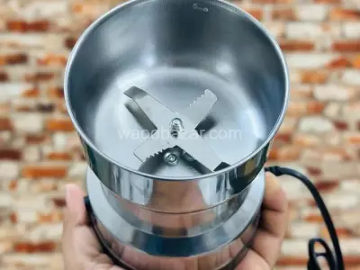 Electric Spice Grinder Stainless Steel | 10 Second Powerful Spice Grinder | Dry - photo 4
