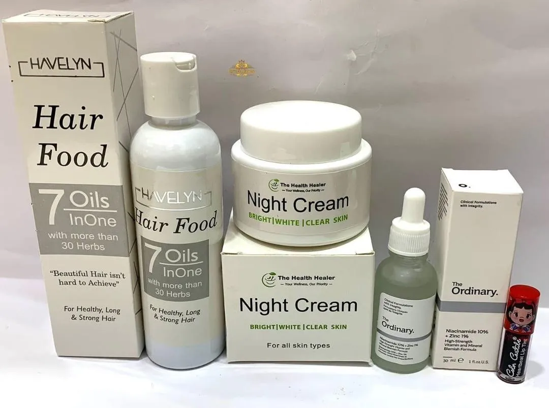 3-in-1 Hair & Skin Care Bundle – Hair Mask, 7 Oils Hair Oil & Night Cream | Beau